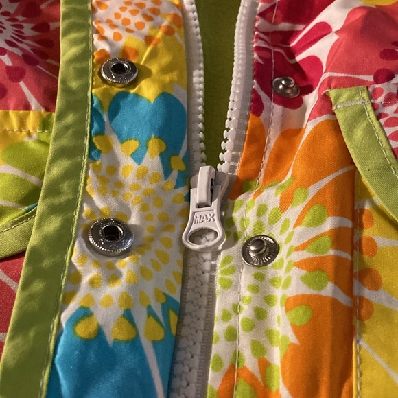 Toddler rain jacket-Carters. fun, bright fleece lined, hooded. . - Picture 8 of 12